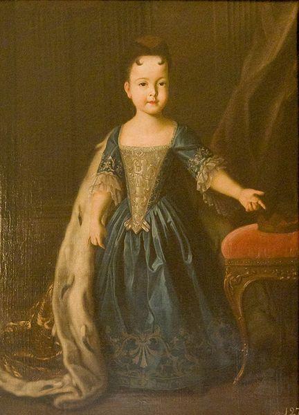 Louis Caravaque Portrait of Natalia Romanov oil painting picture